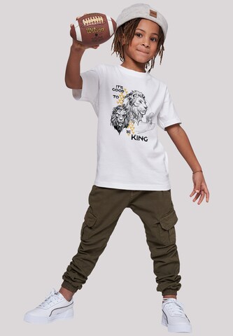 F4NT4STIC Shirt 'König der Löwen Movie It's Good To Be King' in White