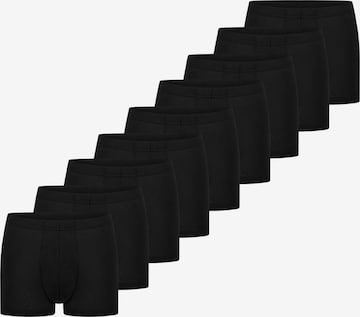 SCHIESSER Boxer shorts '95/5 Essentials - Cotton' in Black: front