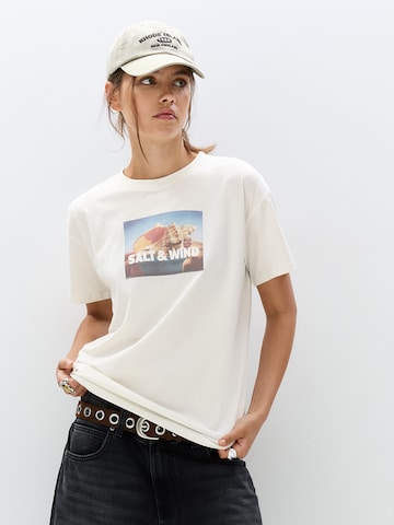 Maglietta di Pull&Bear in bianco: frontale