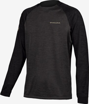 ENDURA Performance Shirt 'SingleTrack' in Black: front