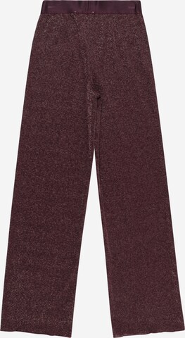 Wide Leg Pantalon 'FARAH' The New en marron