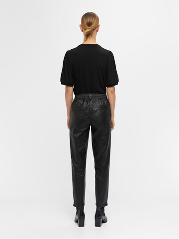Coupe slim Pantalon 'BELLE LISA' OBJECT en noir