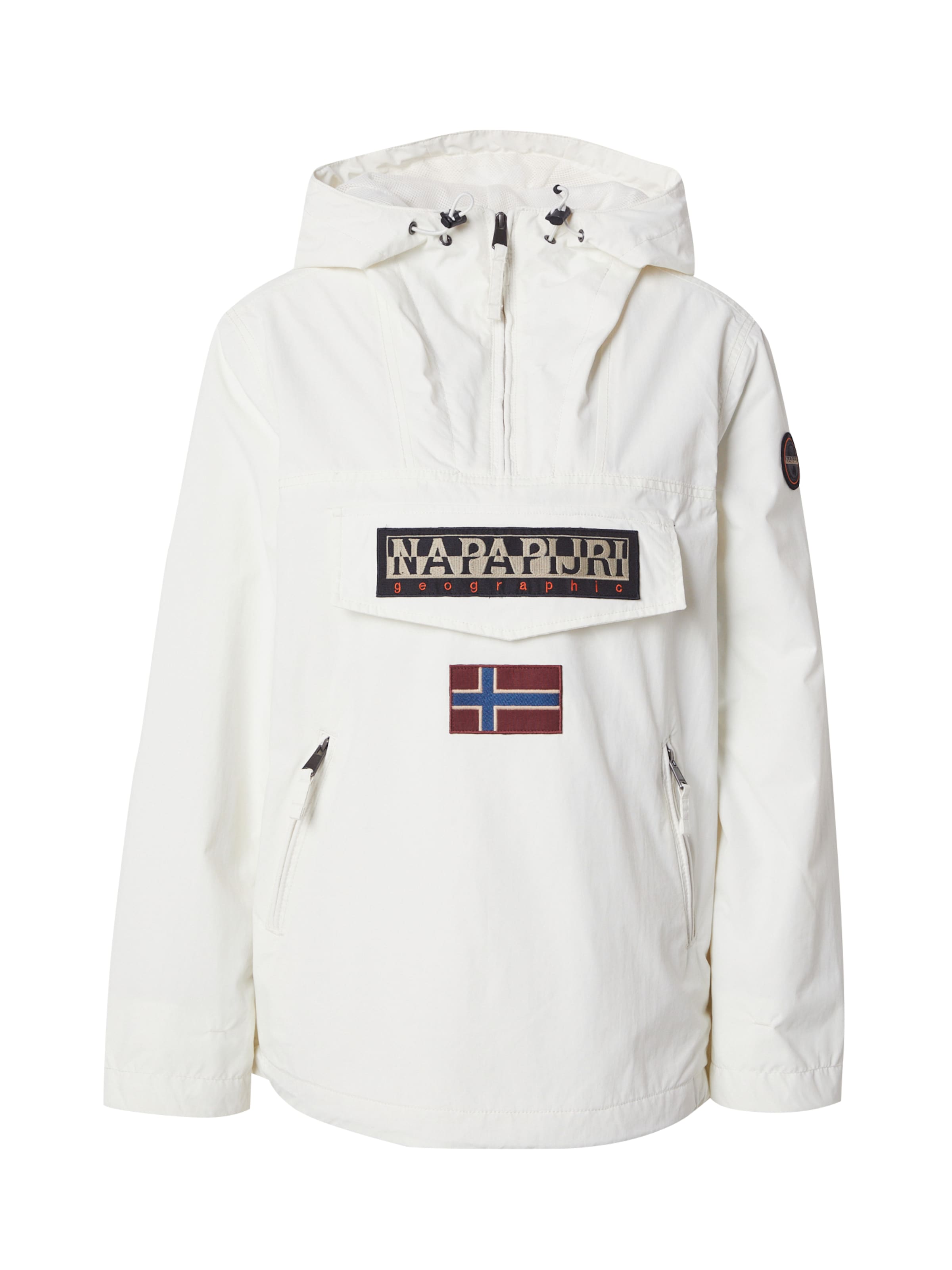 NAPAPIJRI Prechodná bunda 'RAINFOREST' - Biela: predná strana
