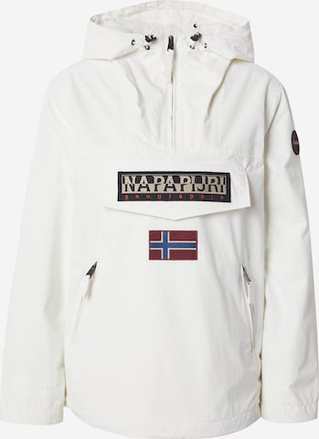 NAPAPIJRI - Chaqueta de entretiempo 'RAINFOREST' en blanco: frente