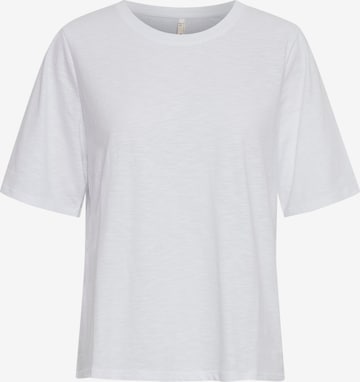 PULZ Jeans Shirt in White: front