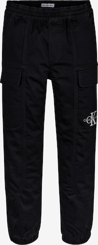 Calvin Klein Jeans Alt kitsenev Püksid, värv must: eest vaates