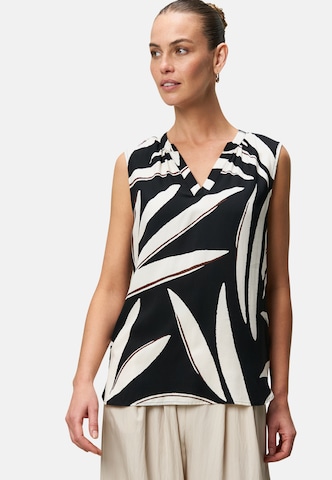 zero Blouse in Zwart: voorkant