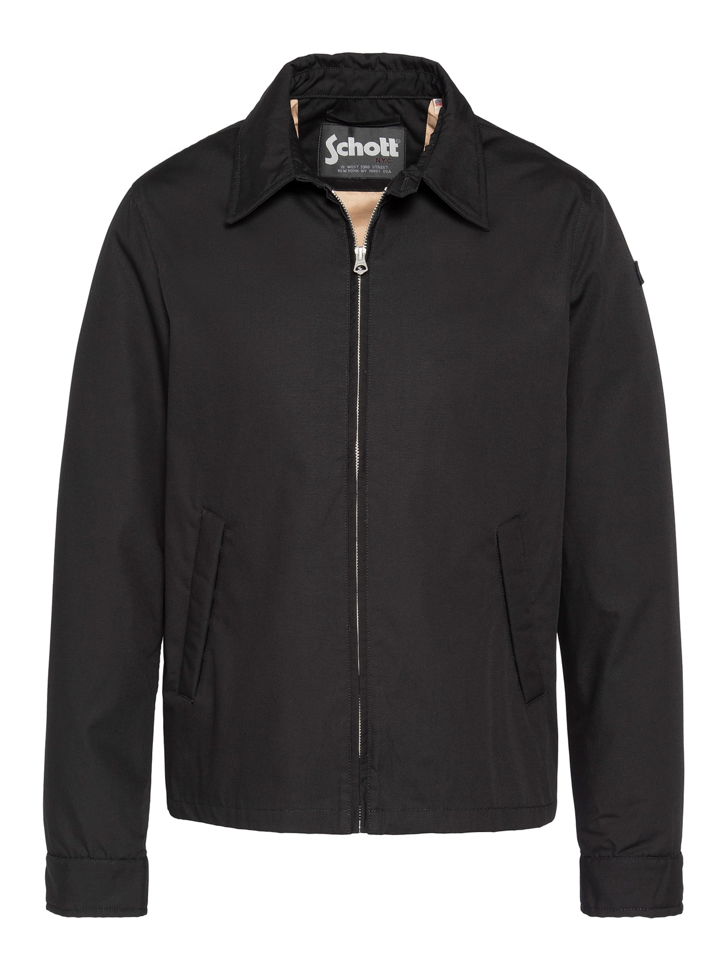 Schott NYC Übergangsmantel‌‌‌‌‌‌ in Schwarz: Vorderseite