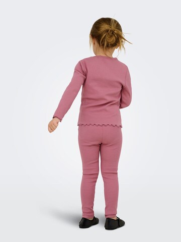 Only Mini Скинни Леггинсы 'KMGTrinny' в Ярко-розовый