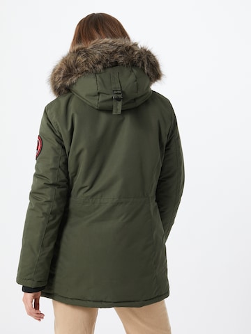 Superdry Winterjas 'Everest' in Groen