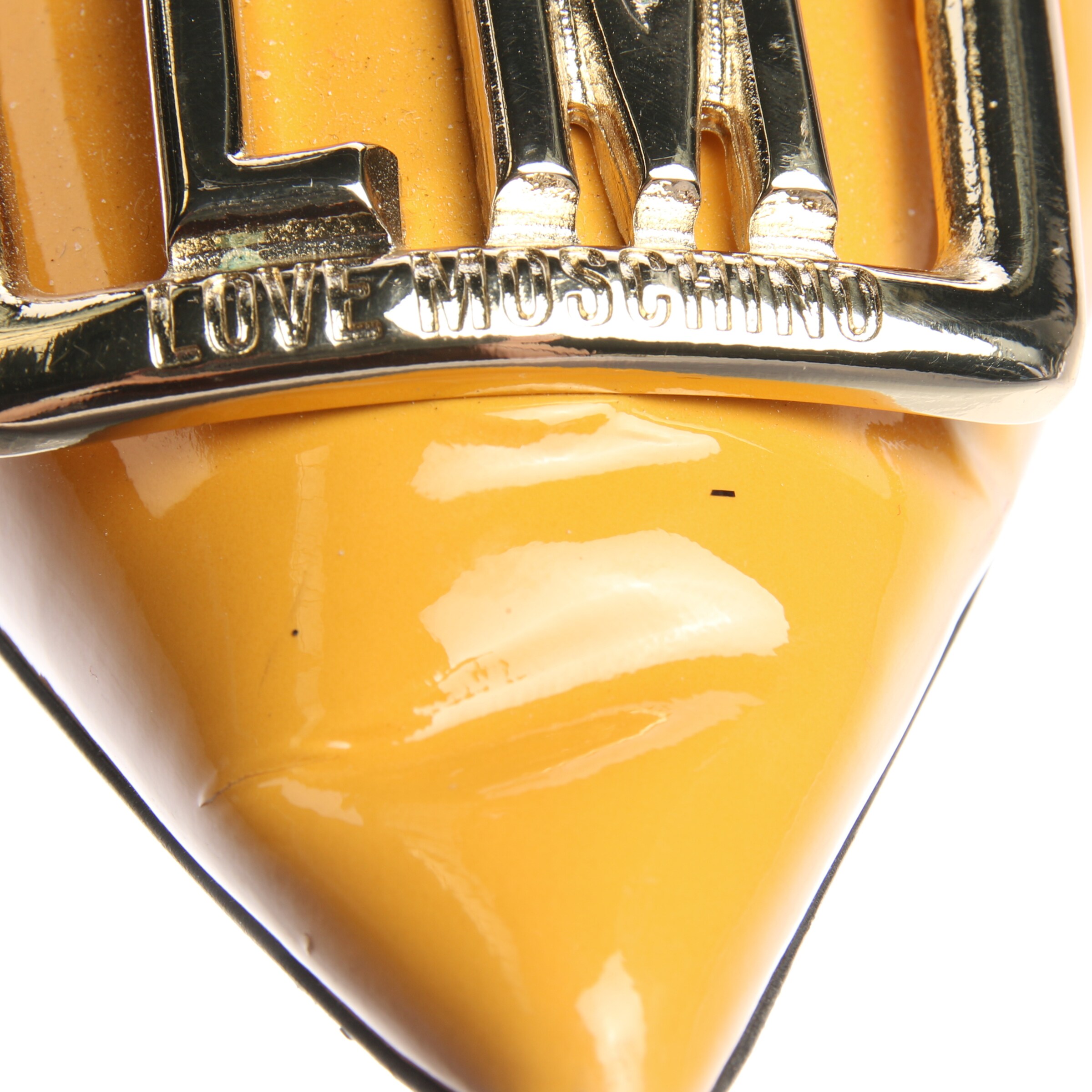 Love Moschino Flats & Loafers in 37 in Orange