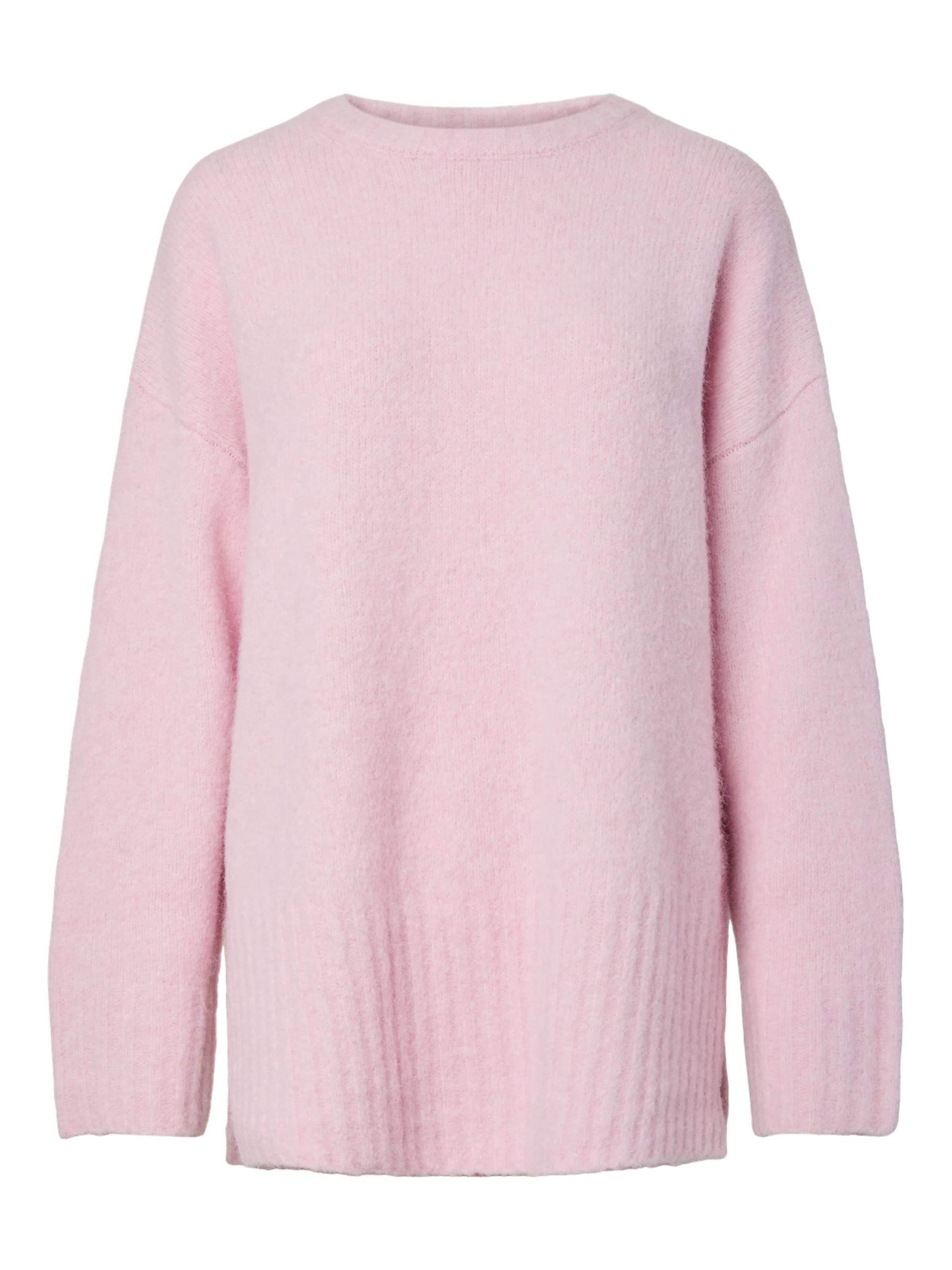 PIECES Sweater 'PCTina' in Pink: front