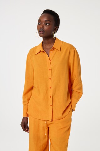 Chemisier Fabienne Chapot en orange : devant