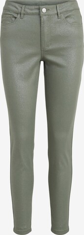 VILA - Skinny Calças de ganga em verde: frente