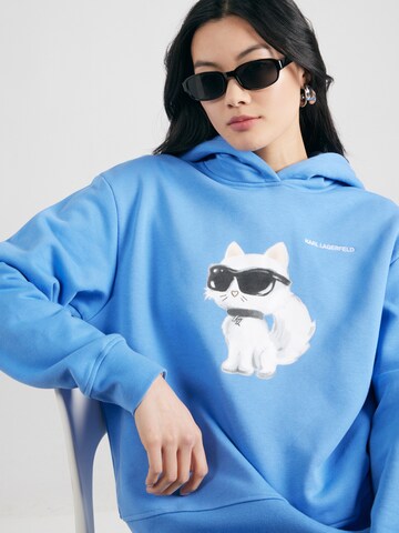 Karl Lagerfeld Sweatshirt 'IKON' in Blue