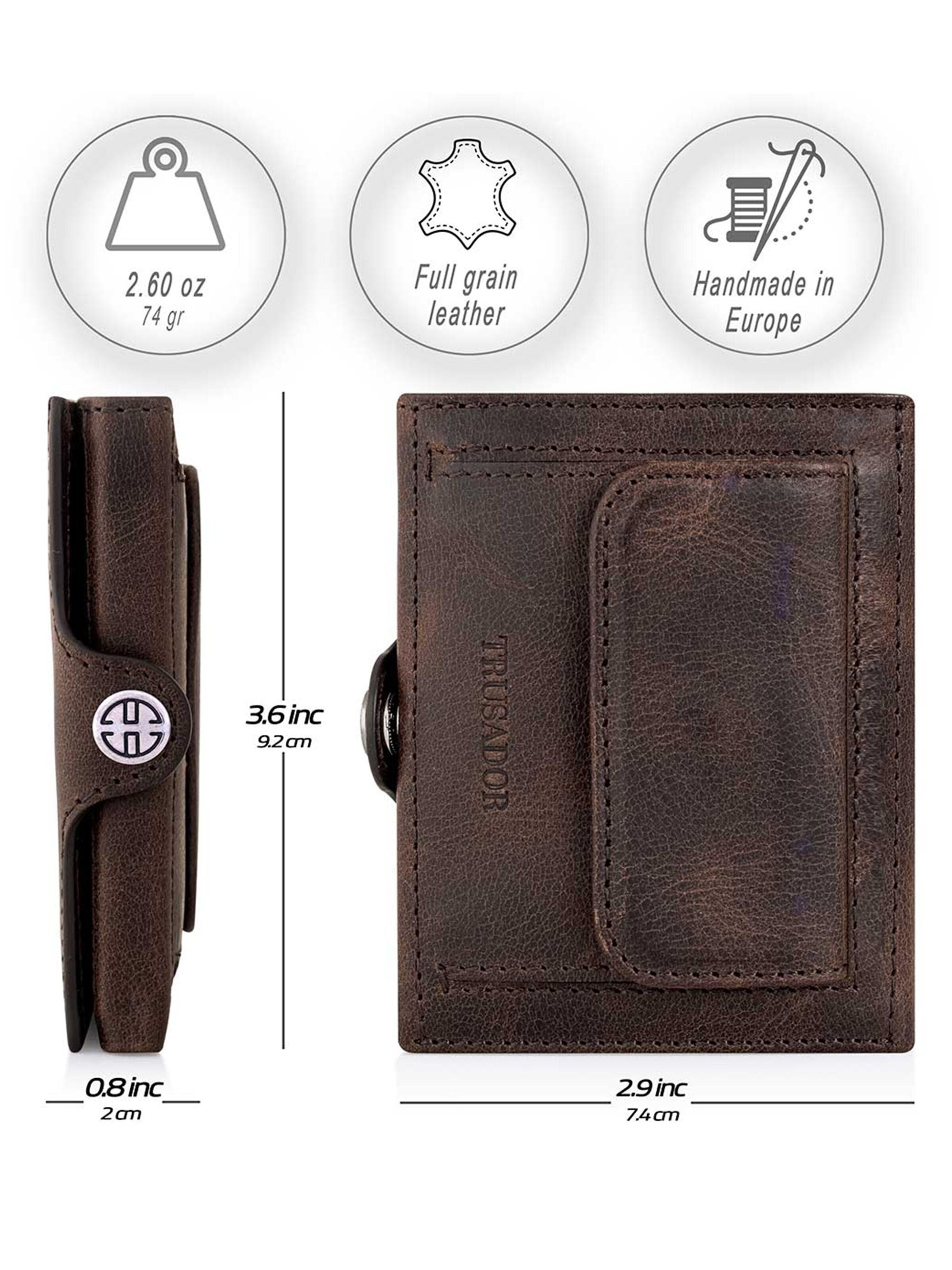 Trusador Wallet 'Valencia' in Brown