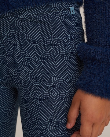 WE Fashion Regular Leggings in Blue