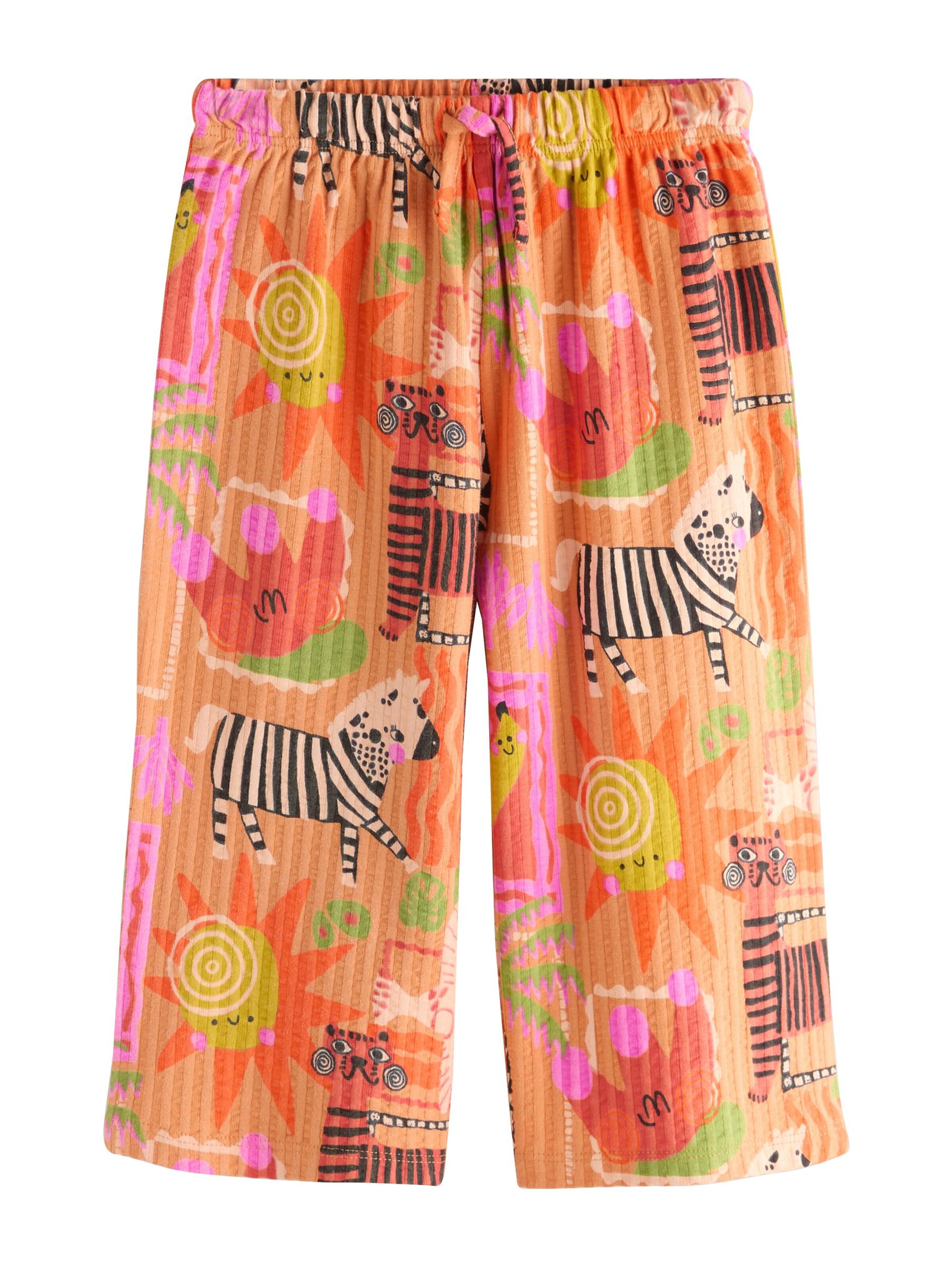 Next Wide leg Broek in Oranje: voorkant
