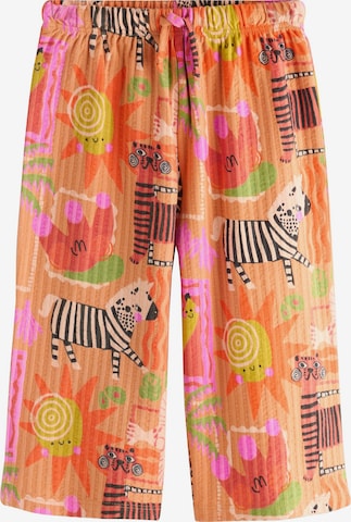 Next Wide leg Broek in Oranje: voorkant