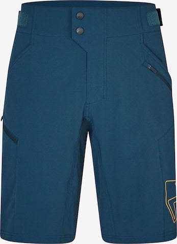 ZIENER Regular Workout Pants in Blue: front