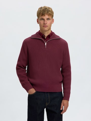 SELECTED Sweater 'SLHDRY' in Red: front