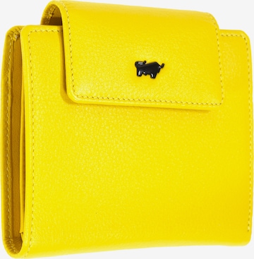 Portamonete 'Capri S' di Braun Büffel in giallo