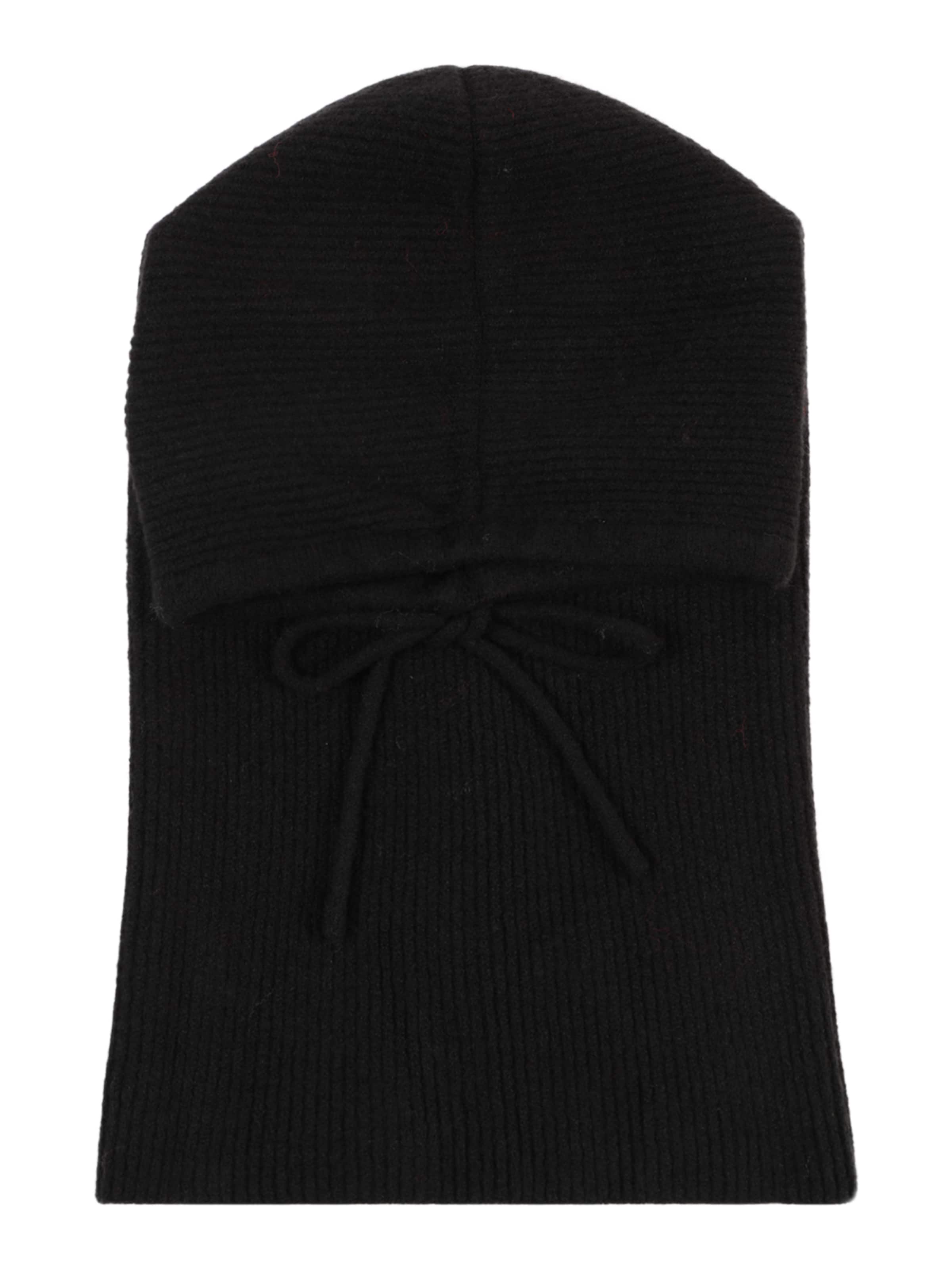 PIECES Czapka 'PCFilisa' w kolorze czarny: przód