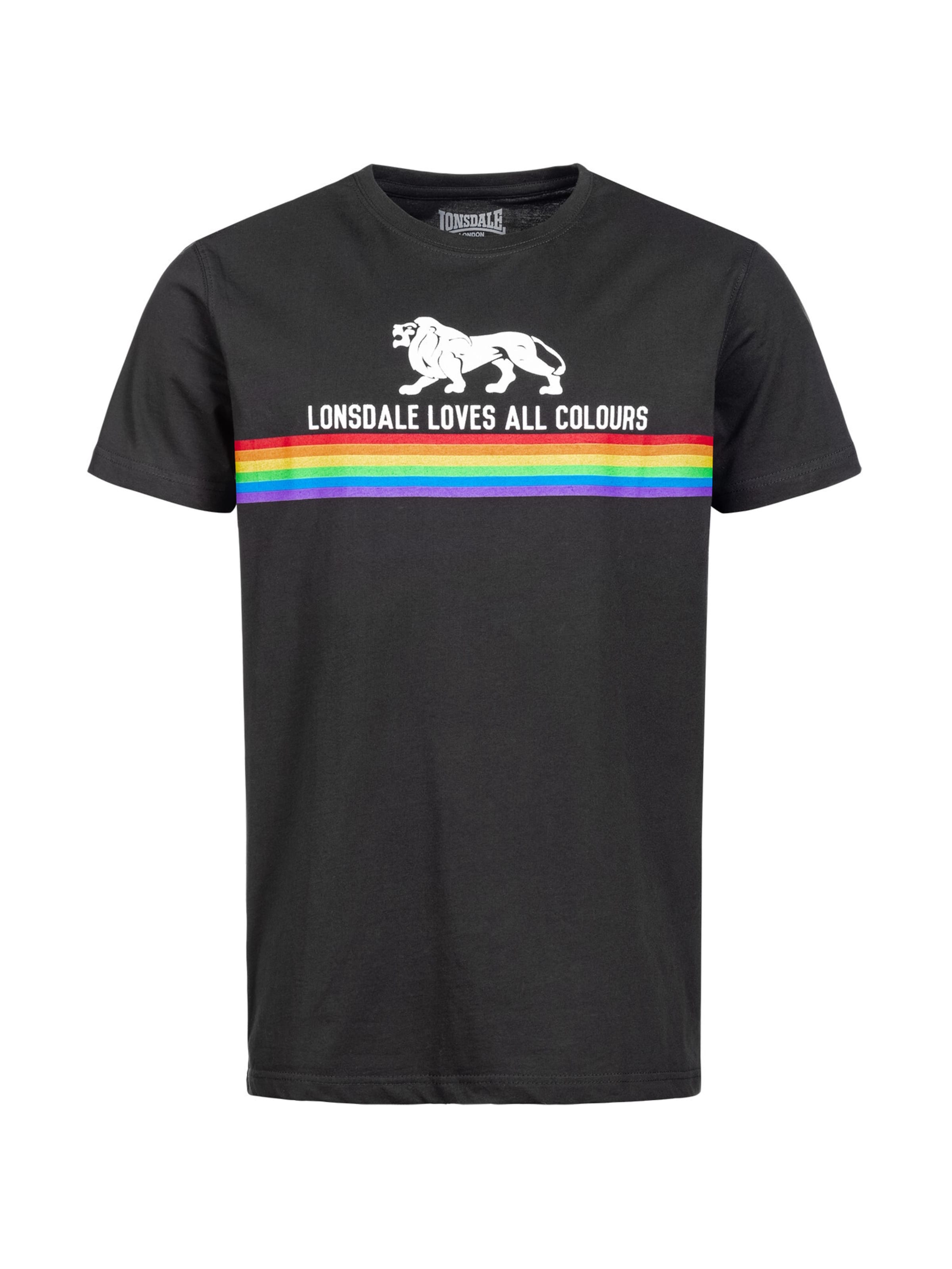 LONSDALE Bluser & t-shirts 'Nelson' i sort: forside