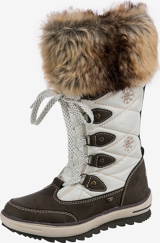 TOM TAILOR Snow Boots in White: front