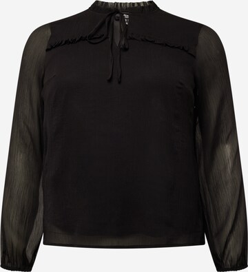 Vero Moda Curve Bluzka 'MILLA' w kolorze czarny: przód
