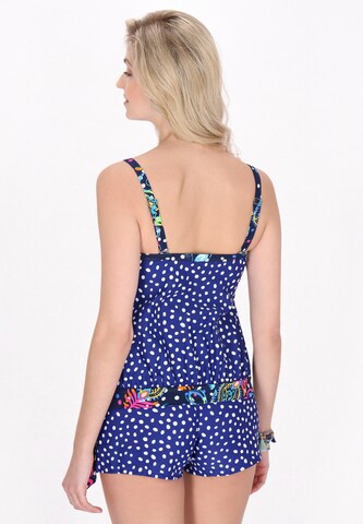 IZIA Bustier Tankini in Blauw