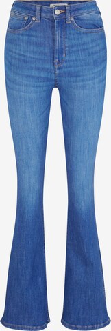 TOM TAILOR DENIM Rozkloszowany krój Jeansy w kolorze niebieski: przód