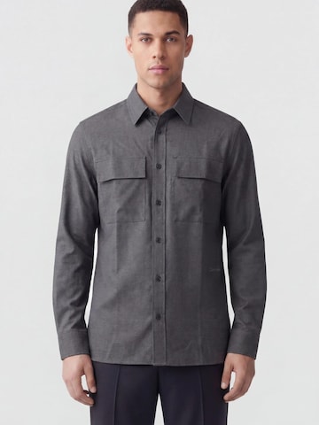 Regular fit Camicia di Calvin Klein in grigio: frontale