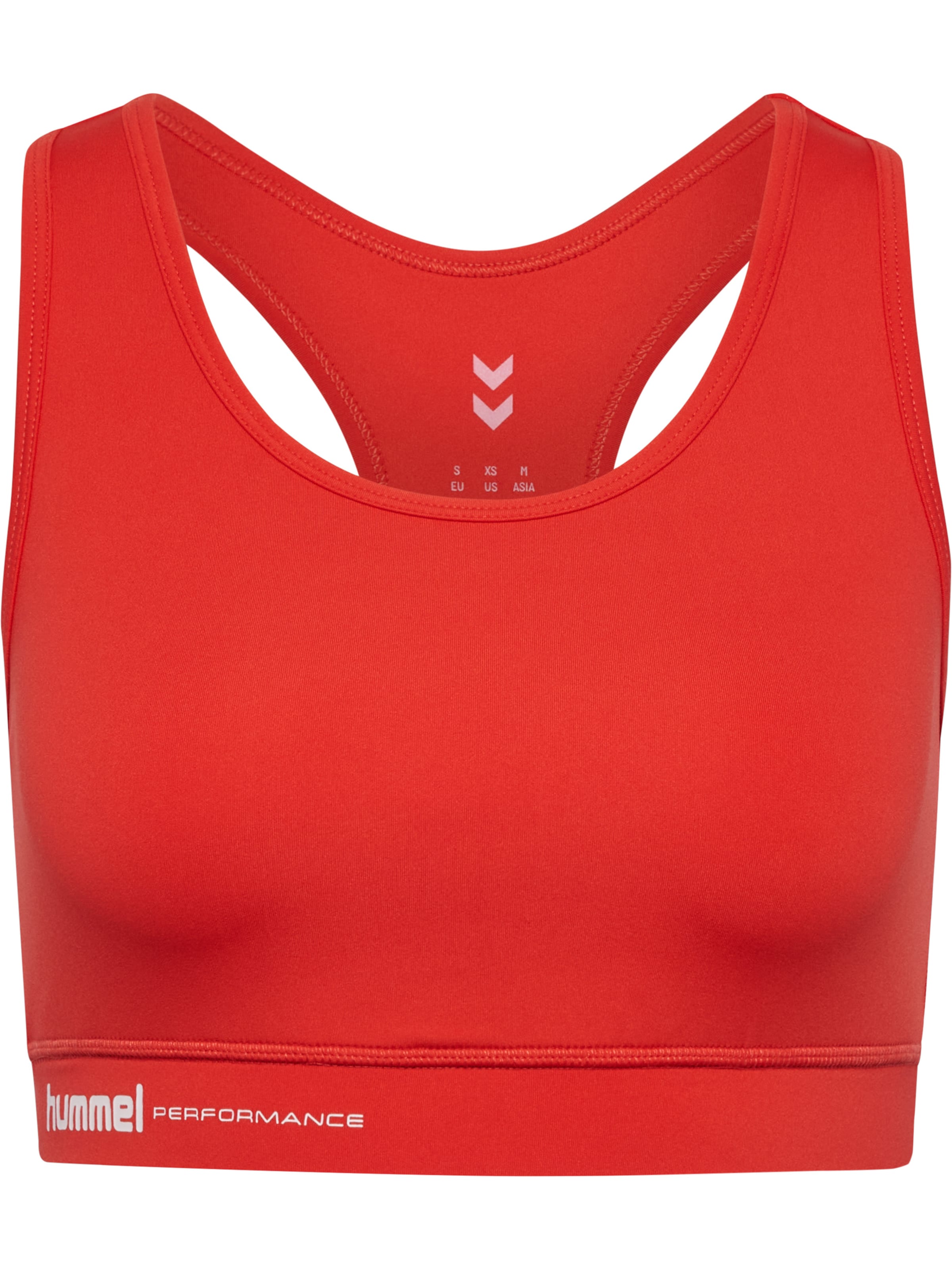 Hummel Bustier Sports-BH 'Pulse' i rød: forside