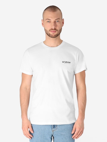 SPITZBUB Shirt 'Ludis' in Wit: voorkant