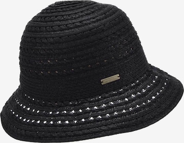 Seeberger Hat 'Hut' in Black: front