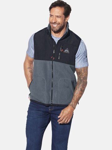 Jan Vanderstorm Vest 'Finnsen' in Blue: front