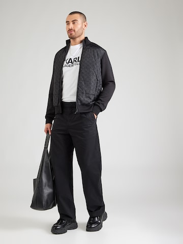 Karl Lagerfeld Демисезонная куртка в Черный