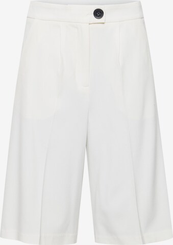 b.young Pleated Pants 'Danta' in White: front