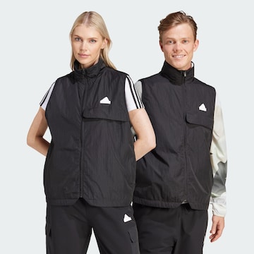 Vestă sport 'City Escape' de la ADIDAS SPORTSWEAR pe negru: față