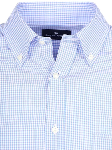 Steppin' out Regular fit Button Up Shirt in Blue
