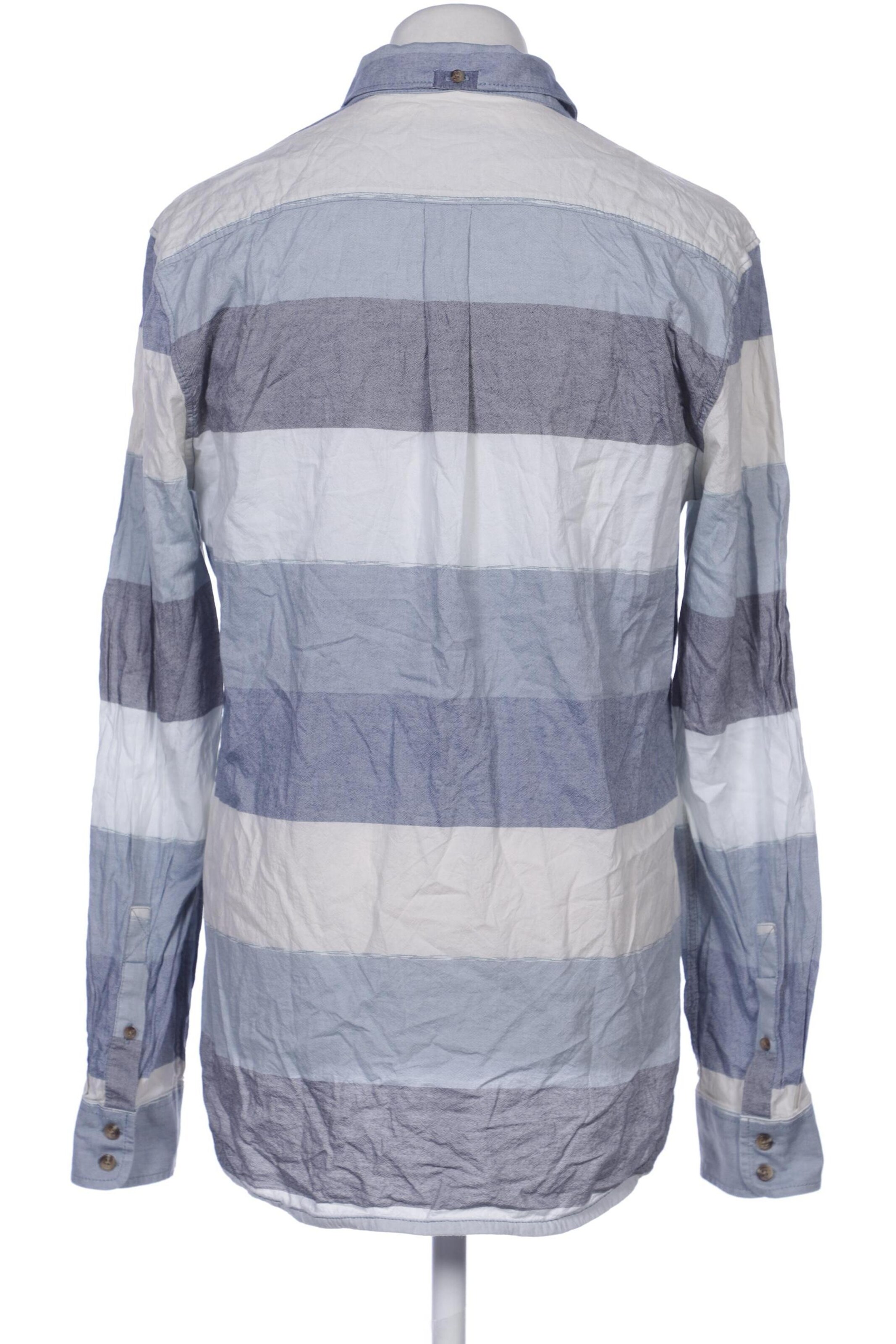 VANS Button Up Shirt in L in Blue