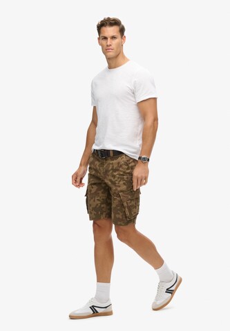Superdry Loosefit Cargobroek 'Core' in Groen