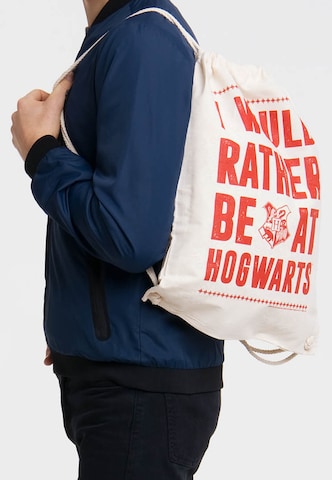 LOGOSHIRT Gym Bag 'Harry Potter' in White