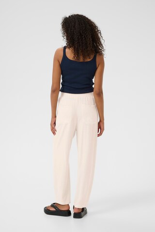 Kaffe Tapered Broek 'Liny' in Beige