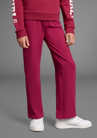 Kidsworld Regular Pants in Red: front