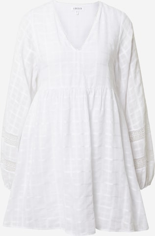 EDITED Φόρεμα 'Pamuk' σε λευκό: μπροστά