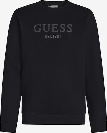 GUESSSweater majica - crna boja: prednji dio