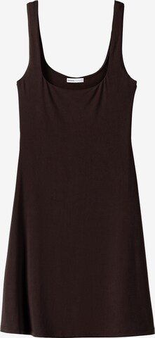 Robe Bershka en marron : devant