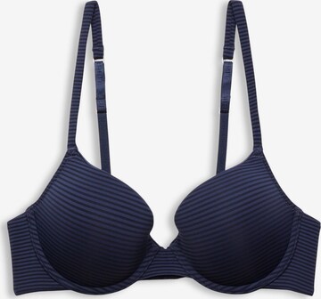 ESPRIT Push-up Bra in Blue: front